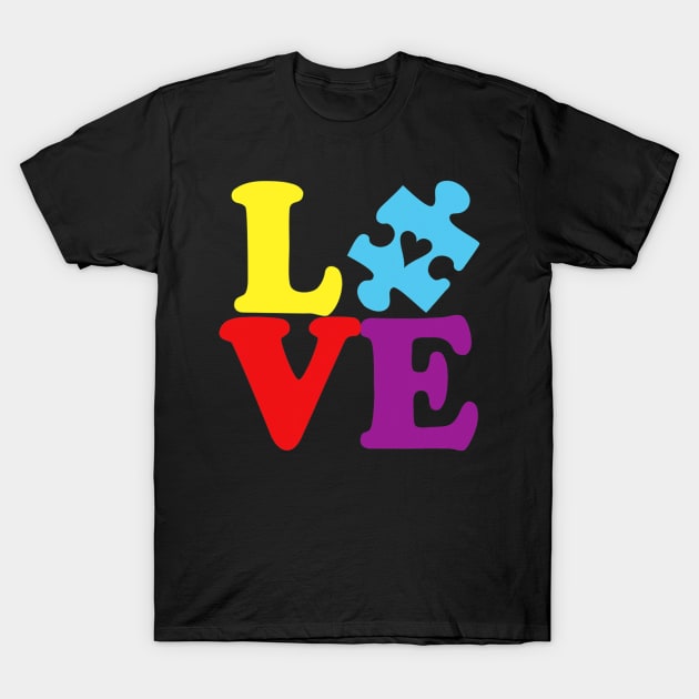 Love Autism Awareness 2021 T-Shirt by hony.white